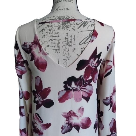 4/$20 NWOT Dex Chic Floral Print Long Sleeve Mini Dress - Picture 7 of 10